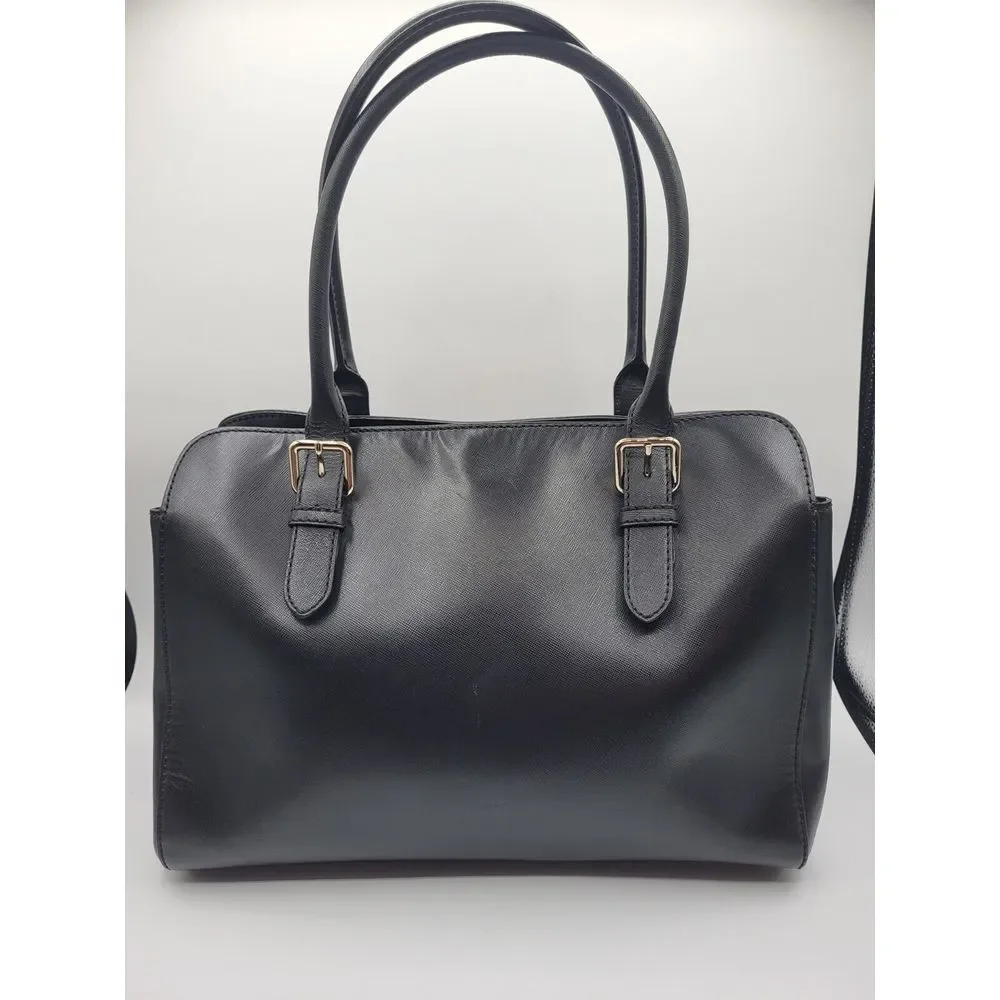 Kate Spade New York Charlotte Street Reena Black Leather‎ Tote Shoulder Handbag